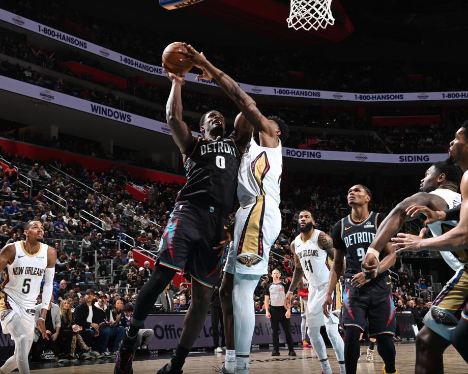 GA黄金甲-杜伦30+10+7锡安21分 活塞主场轻取鹈鹕